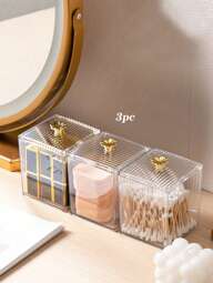 Cosmetic Swab Storage Box With Cover, 1pc Clear Makeup Organizer, Dust-Proof Storage Case, Desk Organizer Fits Makeup Sponge, Lipstick, Hair Clips, For Dresser, Countertop, Office,Room,Home,Bedroom,Bathroom,House,Pink Room,Living Room Decor,Travel Stuff,Gift Bag,Gifts For Mom,Dad,Men,Friends,Teacher,Birthday,Wedding,Desk,Shelves,Accessories,Gift Boxes,Funny Gift,Storage Bag,Room Decor, Bags,Makeup Bag,Vanity,Travel,Make Up Bag,Travel Essentials,Organizer,Storage,Travel Essential,Makeup Organizer,Makeup Bags,Make Up Organizer,Organiser,Toiletry Bag,Desk Organiser,Cosmetic Bag,Makeup Pouch,Make Up Organize,Vanity Accessories,Make Up Pouch,Make Up Bags,Jewellery Box,Pouch,Makeup Brush Holder,Brush Holder,Perfume Organiser,Pouch Bag,Gifts For Women,Christmas Gifts,Gift Ideas For Women