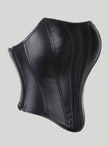 Sexy Bandeau-Spitzen-Korsett-Top