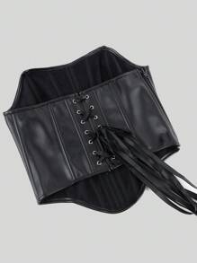 Sexy Bandeau-Spitzen-Korsett-Top