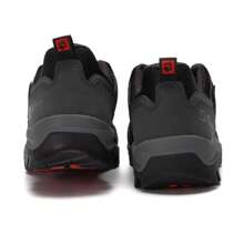 Jack Wolfskin 男士户外徒步鞋舒适透气低帮休闲运动鞋尺码 40-44 - 灰色/橙色 - 查看 3