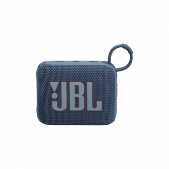 JBL Altavoz Bluetooth GO4 Altavoz exterior portátil ultraligero Batería incorporada IP67 a prueba de agua y polvo Duración eficiente de la batería Versión Bluetooth 5.3 Calidad de sonido sin pérdidas Interfaz de carga tipo C azul