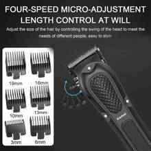 Hair Clippers For Men Professional Cordless And Cordless Barber Clippers For Hair Cutting, Grooming Rechargeable Beard Trimmer
