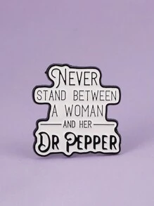 1pc Humorous Quotes Brooch Enamel Badge Casual Style Backpack Lapel Pin - BR182 - View 5