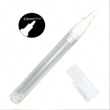 Refillable Paint Pen Empty Marker [1mm-15mm], Clear White Acrylic Permanent Empty Paint Marker, Fillable Paint Pens For Rock Painting, Ceramics, Glass, Graffiti, Stone, Art, And DIY Back To School
