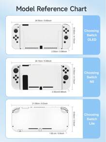 1st Ghost Anime Girl beschermhoes compatibel met Switch Oled/Switch NS/Switch Lite, de beschermhoes is stofdicht en krasbestendig, gemakkelijk mee te nemen