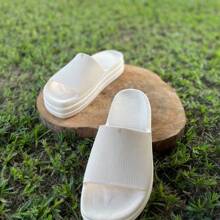 Women's Cloud Platform Sandal Lightweight And Comfortable Flip Flops 34 To 40 - Felp Comercio - 米色 - 查看 6