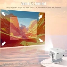 Proyector Magcubic Native 1080P 650ANSI 4K Android 11 L018 Proyector portátil desmontable de 360° con corrección automática de la inclinación, Wifi6, Wireless e5.2, Enchufe de EE. UU. - Tipo de Enchufe A USA (110-127V) - Ver 9