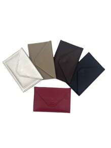 Porta-cartões casual de moedas de cor lisa
