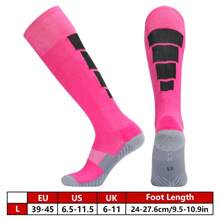 1 Paar dick gepolsterte Terry Hohe Fußball/Fußball Socken, Unisex Sport Socken für Aktivitäten wie Fechten, Reiten, Golf, American Football, Baseball, Skifahren