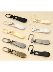 5 قطع إغلاق سحاب معدنية قابلة للفصل، بديل لحقائب، أحذية، ملابس، قفل سحاب قابل للإزالة كإكسسوارات خياطة DIY
