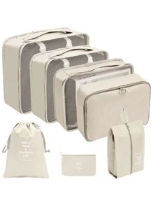 7 Pieces Kit Organizer Bags For Suitcase Clothes Luggage Travel - 隨機的 - 查看 5