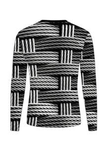 All-Season heren 3D grafische T-shirt | Comfortabel, rekbaar, ronde hals - Duurzaam en stijlvol voor dagelijks gebruik