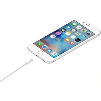 Apple Lightning 转 USB 线 (2 米) 白色苹果充电线，手机充电线，原装充电线