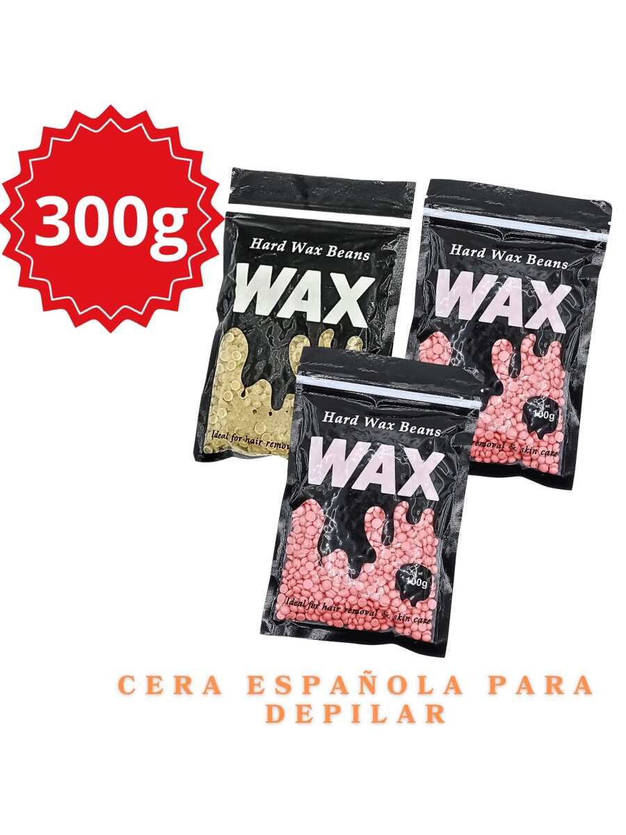 Cera Española Perlas Depilacion, Cera Española para depilar Wax en perlas, Cera para depilar vello corporal, Cera Española para depilar vello facial, Cera para depilar en perlas profesional, perlas para depilar facil - 300gr - Ver 1