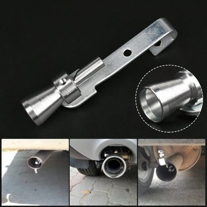 4X Car Turbo Exhaust Whistle Sound Dump Valve Tailpipe Simulator Blow Off Tool 1000-1600cc