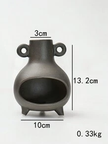 1个陶瓷香炉，圣木香炉架，秘鲁鼠尾草燃烧盘，陶瓷香炉，适用于冥想、瑜伽和家居装饰，生日、毕业、圣诞节装饰，房间装饰，圣诞礼物 - 彩色 - 查看 10