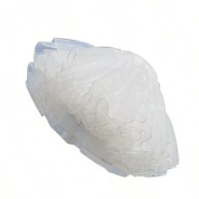 40 厘米涤纶纯色四层衬裙，百搭柔软薄纱无骨洛丽塔裙衬裙女士秋季服装