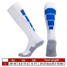 1 Paar dick gepolsterte Terry Hohe Fußball/Fußball Socken, Unisex Sport Socken für Aktivitäten wie Fechten, Reiten, Golf, American Football, Baseball, Skifahren