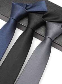 WeiShang Lot 9 PCS Classic Men's Tie Necktie Woven JACQUARD Neck Ties - Style12 - View 2