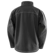 Result Mens WorkGuard Softs Jacket (Black) - Black - View 2