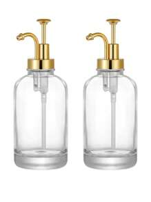 1pc Coffee Syrup Dispenser, Syrup Bottle With Pump, Oil Dispenser, Glass Syrup Bottle With Pump