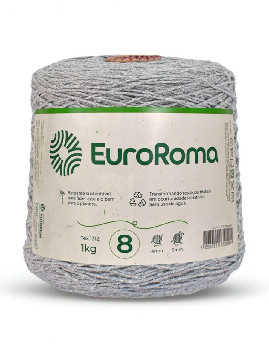 EuroRoma Twine 1kg THREAD 8 - 762 Meters - 270灰色 - 查看 1