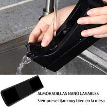 2 件装黑色 PVC 台式胶带切割器，带防滑底座，适用于办公室、家庭、学校 - 不含重型胶带卷架 - 办公用品/学校用品/家居用品、办公文具、学校文具 - 黑色 - 查看 5