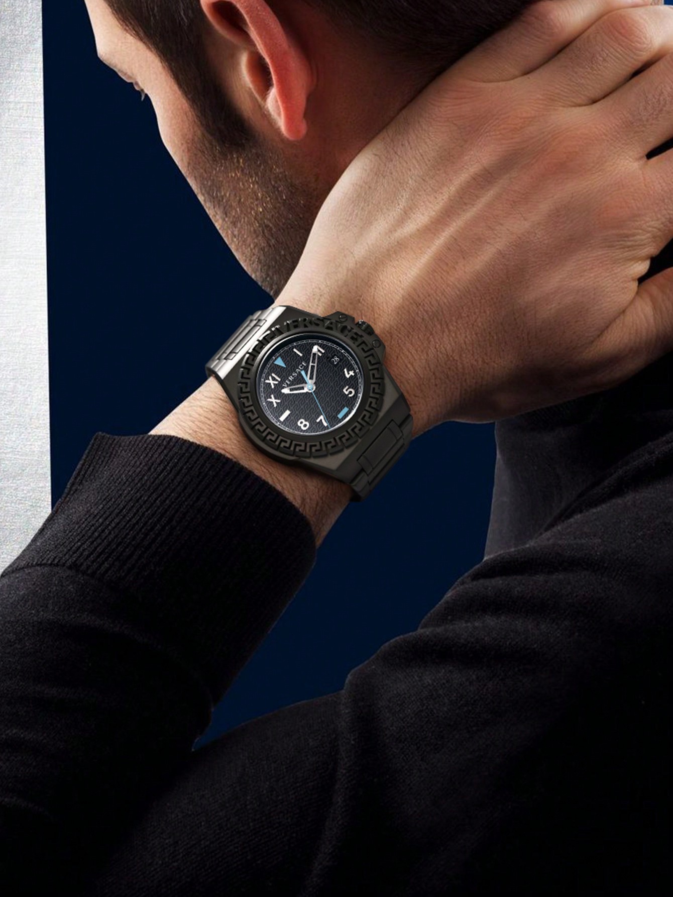 Greca Reaction Men's Luxury Watch  Round Dial Analog Quartz, Stainless Steel, Waterproof, Minimalist  Stylish Wristwatch For Men