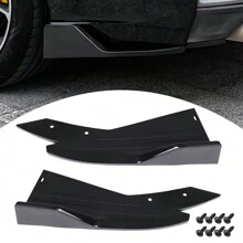 Universal Car Bumper Spats Rear Lip Splitter Canard Diffuser Spoiler