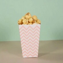 Set de 12 cajas de regalo con diseño de caja de palomitas, suministros de repostería, obsequios para fiestas, cajas para caramelos, envasado de chocolate, regalos para fiestas, decoraciones de cumpleaños, decoraciones de boda, suministros para fiestas - Multicolor - Ver 2