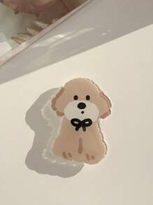 Soporte para teléfono móvil con forma de perro oso Kawaii de GUCADI, expandible y plegable, compatible con estuches de teléfono Apple, Honor, VIVO, OPPO, , Android, regalo para cumpleaños, familia, amigos, agarre de teléfono extensible y retráctil, accesorios para teléfono