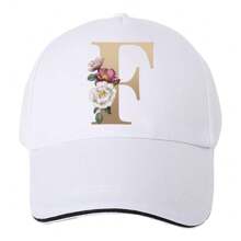 Baseball Cap, Letter Printed Vintage Trucker Hat, Snapback Cap, Suitable For Casual Outdoor Activities And Sun Protection, Spring & Autumn Travel Beach Vacation - White - View 18