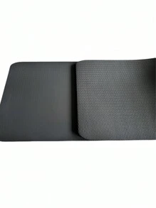 3pcs High-Quality TPE Non-Slip Soft Fitness Mat - Extra Wide & Thick Pure Black Yoga Mat, Ideal For Home Yoga, Pilates, Stretching, Workout - 183cm * 61cm * 1cm / 72.05in * 24.02in * 0.4in Size