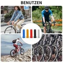10pcs Random Color Durable Aluminum Bicycle Brake Cable End Caps - Improve Cycling And Performance - Multicolor - View 7