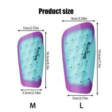 2025 Newest Shin Guards Adult Football Game Training Sports Professional Protective Gear Anti-Collision Shin Guards Holiday Field Defender, Spring Outdoor Sports - Multicolor - View 3