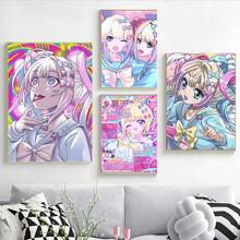 1 件墙面艺术海报动漫海报画廊印刷材料绘画墙面帆布图像客厅，帆布艺术，无框 - 彩色 - 查看 6