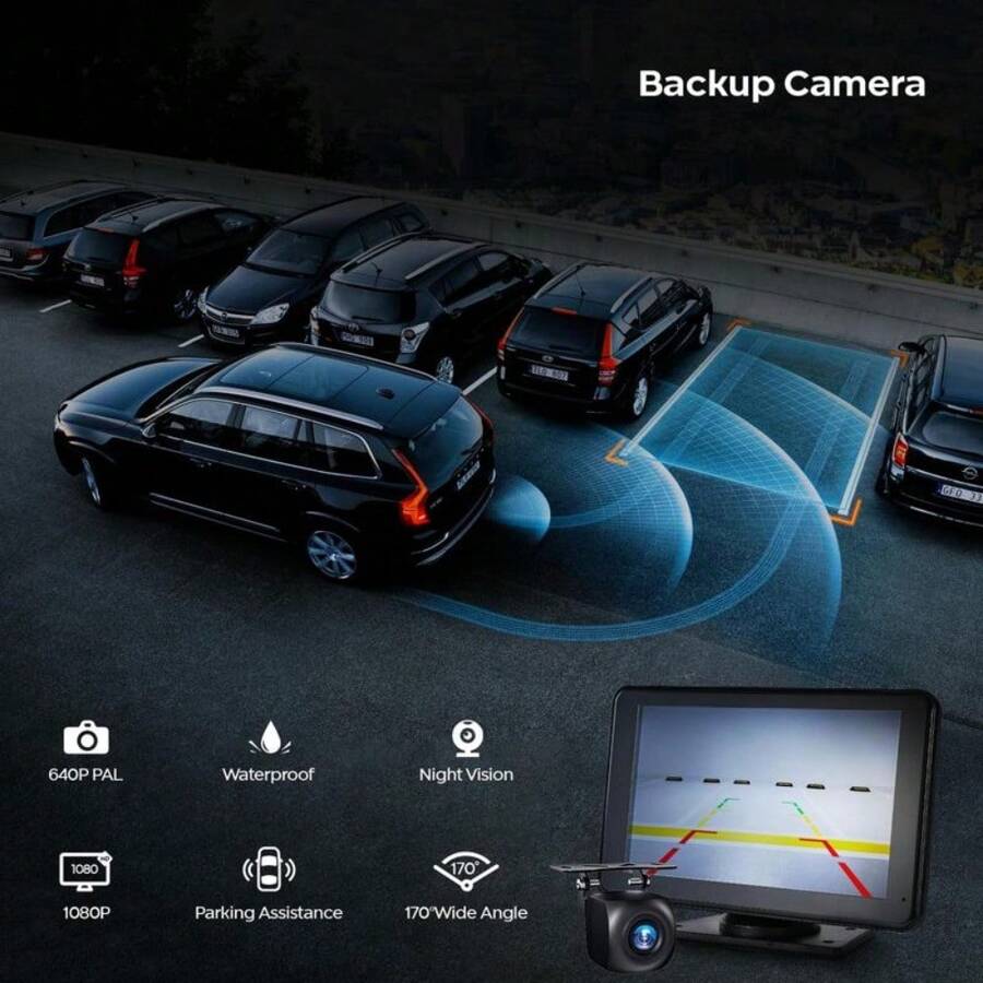 [Hieha]Portable Carplay Screen For Car, 7 Inch IPS Touchscreen Car