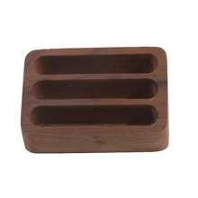 1 Pc Vintage Business Card Box, Suitable For Office Desk, 3 Card Slots Business Card Display Box, Desktop Card Storage Box - Multicolor - View 12