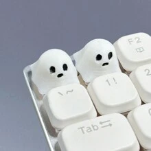 1pc Teclado Mecânico Keycap, Estilo Fantasma, Altura OEM, Material ABS, Tecla ESC Substituível, Acessório de Computador DIY Bonito Presente