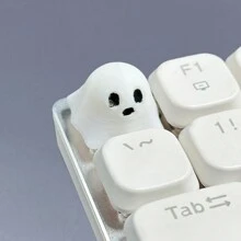 1pc Teclado Mecânico Keycap, Estilo Fantasma, Altura OEM, Material ABS, Tecla ESC Substituível, Acessório de Computador DIY Bonito Presente