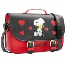 Deco Express Snoopy Handbags Cross Body Messenger Shoulder Bag Adjustable Strap Travel Gift - Green - View 1
