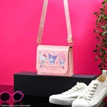 Hello Kitty Sanrio Bag Kawaii Shoulder Cross Body Kuromi My Melody Shopping Travel Anime - Pink - View 2