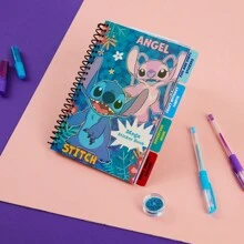 Disney Stitch Sticker Book 28 Sheets 200+ Stickers Scrapbooking Art Activity Set Gift - Purple - View 3