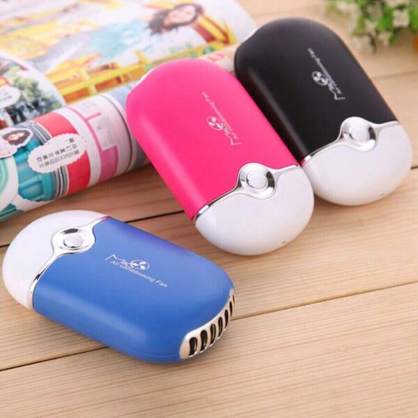 1pc Mini Portable Eyelash Fan Air Conditioner USB Lash Extension Fan Cosmetic Makeup Tool For Women