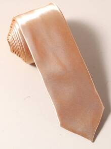 纯色窄领带，5厘米商务领带，适合日常佩戴、婚礼、宴会、聚会 - 彩色 - 查看 7