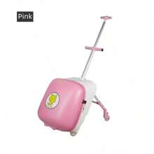 20-Inch Pink Small Suitcase Mini Suitcase, Sliding Suitcase Trolley Suitcase, Compact And Convenient Travel Suitcase - Pink - View 1