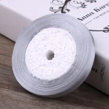 1pc Ribbon DIY Handmade Rose Hair Clip, 1cm/2cm Width 22m Length Satin Ribbon, Cake Candy Box Packaging Decoration Ribbon, Wedding Supplies - Multicolor - View 36