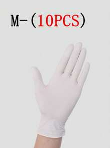 30/60/100 只/袋粉色、白色、蓝色、紫色、黑色一次性丁腈手套，非常适合厨房、洗碗、清洁、美容院、染发、酒店、防水、清洁、洗衣、以及水产养殖食品加工家庭清洁日常使用和 DIY 树脂制作工具，不含乳胶、无粉、厨房、浴室、家庭、家居用品