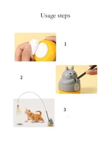 Funny Cat Teasing Stick With Cute Hanging Fish - Interactive Cartoon Design, No Electricity, Attracts Cats To Play, Promotes Exercise And Intelligence.