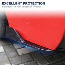 Universal Car Bumper Spats Rear Lip Splitter Canard Diffuser Spoiler